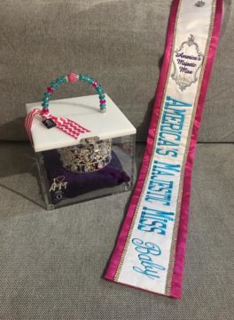 America's Magestic Miss Custom Crown Box
