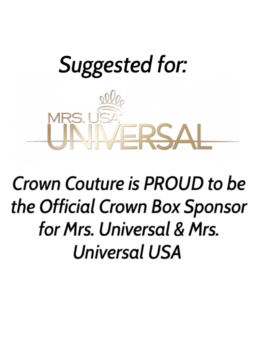 Mrs. Universal &Mrs. Universal USA Crown Purse