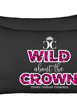 Wild about the Crown Pillow Case (White or Black)