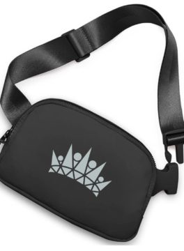 Crown Belt Bags (Black & Pink)